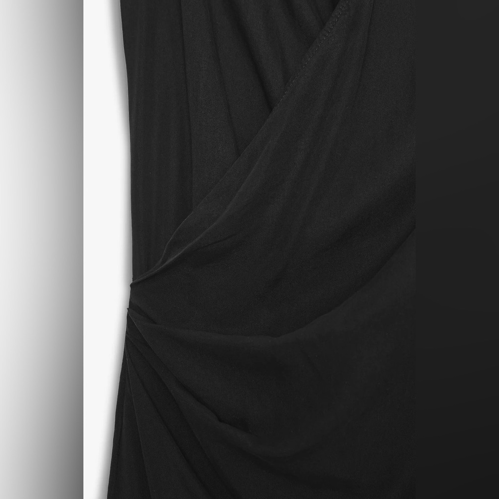 Zara halter neck flowy draped midi dress - Picture 6 of 6